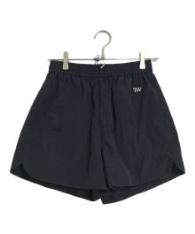 TW（トゥ）の古着「Nylon Round Hem Shorts ナイロンショーツ」｜ブラック