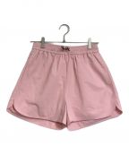 TWトゥ）の古着「Nylon Round Hem Shorts ナイロンショーツ」｜ピンク