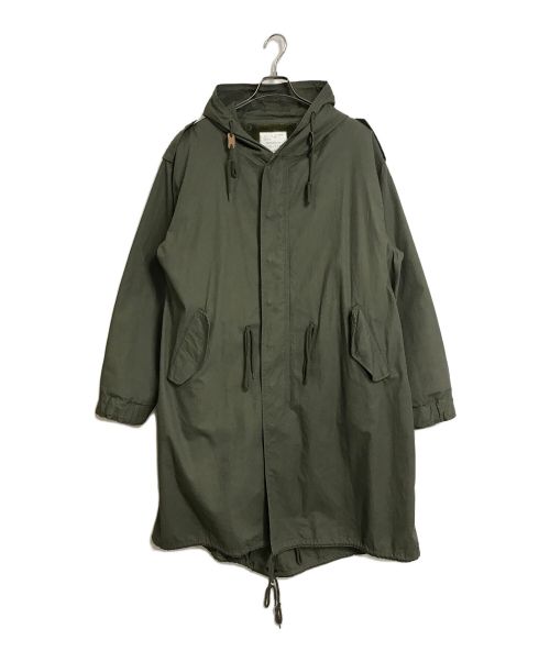 HOUSTON（ヒューストン）HOUSTON (ヒューストン) EXTREME COLD WEATHER PARKA オリーブ サイズ:Mの古着・服飾アイテム