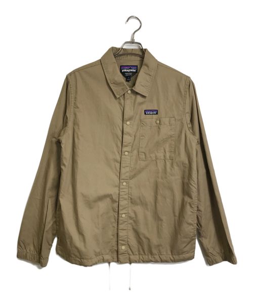 Patagonia（パタゴニア）Patagonia (パタゴニア) ライトウェイト オールウェア ヘンプ コーチズ ジャケット ベージュ サイズ:Sの古着・服飾アイテム