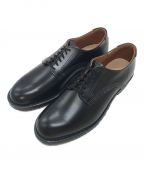 RED WINGレッドウィング）の古着「9087 Mil-1 Blucher Oxford ミルワン プレーントゥ ローカットブーツ　RED WING レッドウィング　ブラック　黒　25.5cm レザーシューズ　ビジネスシューズ　9087 箱付」｜ブラック