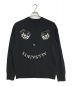 ALL SAINTS（オールセインツ）の古着「スマイル セインツ オーバーサイズ クルー ニット・セーター SMILE SAINTS OVERSIZED CREW JUMPER  長袖ニット　ウール混ニット」｜グレー