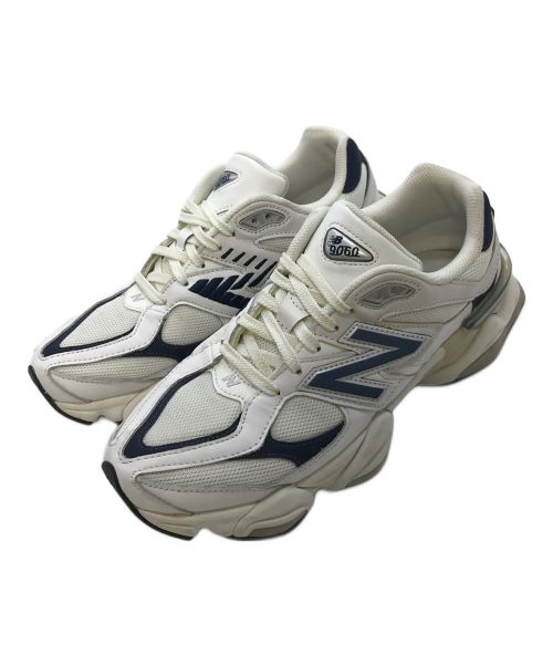 NEW BALANCE（ニューバランス）NEW BALANCE (ニューバランス) 90/60 ローカットスニーカー ホワイト×ネイビー サイズ:US9 EU42.5の古着・服飾アイテム