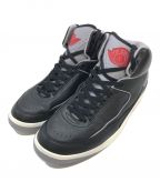 NIKEナイキ）の古着「ハイカットスニーカー/AIR JORDAN 2 RETRO」｜BLACK/CEMENT