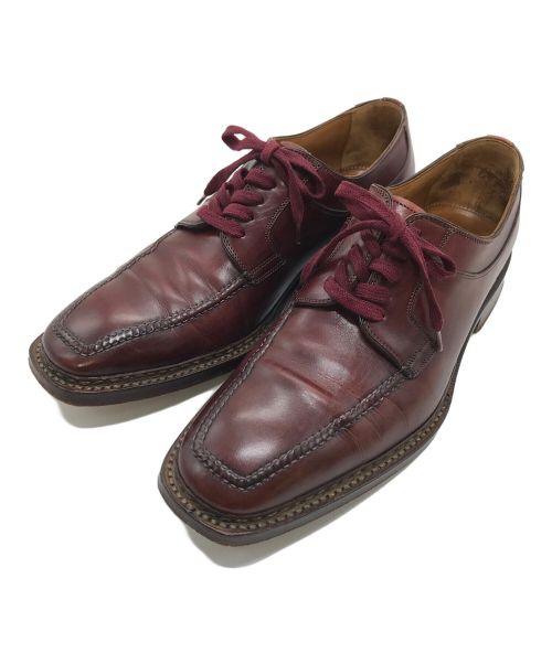 Santoni（サントーニ）Santoni (サントーニ) レザーシューズ　革靴　ビジネスシューズ　メンズ靴　メンズシューズ バーガンディー サイズ:6 1/2の古着・服飾アイテム