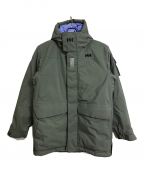 HELLY HANSEN×BEAMSヘリーハンセン×ビームス）の古着「OCEAN BALDER INSULATION JACKET オーシャンバルドールインサレーションジャケット　ダウンジャケット」｜オリーブ