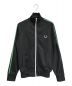 FRED PERRY（フレッドペリー）の古着「TWIN TAPE TRACK JACKET ツインテープ　トラックジャケット　ジャージ」｜ブラック×グリーン