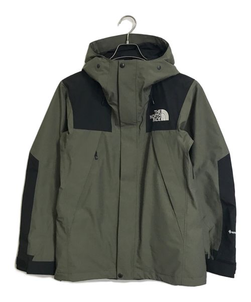 THE NORTH FACE（ザ ノース フェイス）THE NORTH FACE (ザ ノース フェイス) GORETEX MOUNTAIN JACKET マウンテンジャケット オリーブ×ブラック ニュートープ サイズ:Sの古着・服飾アイテム