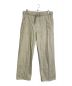 AURALEE（オーラリー）の古着「HARD TWIST FINX HEAVY CHINO BELTED PANTS」｜ベージュ