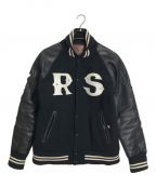 BULLINK×RATSブリンク×ラッツ）の古着「RS Varsity Jacket 袖レザー切替スタジャン 袖革スタジャン」｜ブラック