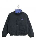 THE NORTH FACEザ ノース フェイス）の古着「【古着】90’Ｓ裏フリースジャケット　ナイロンジャケット　90年代　日本製」｜ブラック×パープル