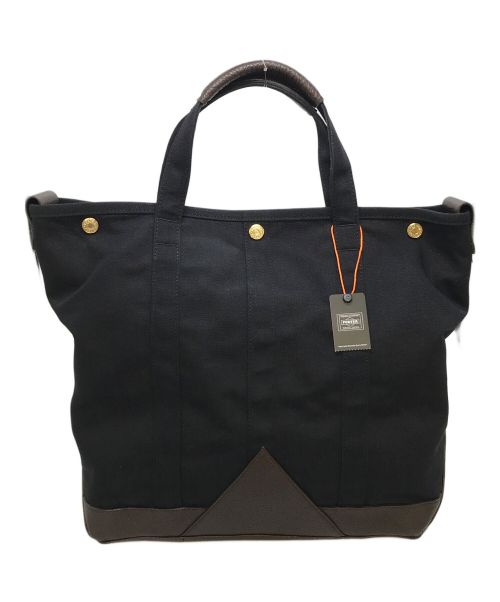 PORTER（ポーター）PORTER (ポーター) COAL  2WAY TOTE BAG(M) ブラック サイズ:実寸参照 未使用品の古着・服飾アイテム