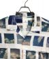 uniform experiment (ユニフォームエクスペリメント) FRAGMENT : ARAKI / SKYSCAPES S/S SHIRT 半袖シャツ　レーヨンシャツ　総柄　空　日本製　未使用品　 ホワイト×ブルー サイズ:4：9000円