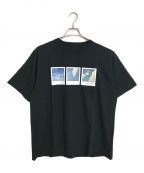 uniform experimentユニフォームエクスペリメント）の古着「ARAKI プリントTシャツ　ロゴプリントT   空　日本製　未使用品」｜ブラック