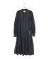 STUMBLY（スタンブリ―）の古着「シアーワンピース New Volume Sleeve Long Shirt Dress」｜ネイビー