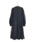 STUMBLY (スタンブリ―) シアーワンピース New Volume Sleeve Long Shirt Dress ネイビー サイズ:36 未使用品：22000円