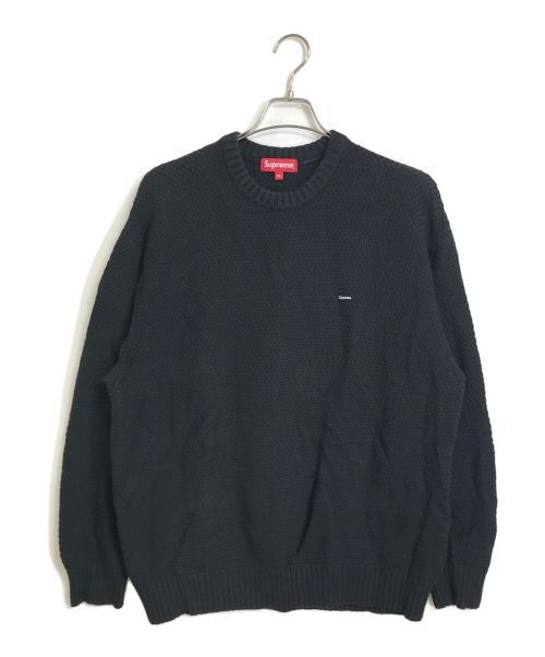 SUPREME（シュプリーム）Supreme (シュプリーム) 20AW Textured Small Box Sweater  テクスチャード スモール ボックス セーター ブラック サイズ:XLの古着・服飾アイテム