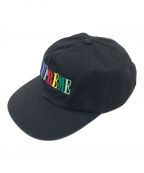 SUPREMEシュプリーム）の古着「Multi Color Logo 6-Panel CAP」｜ブラック