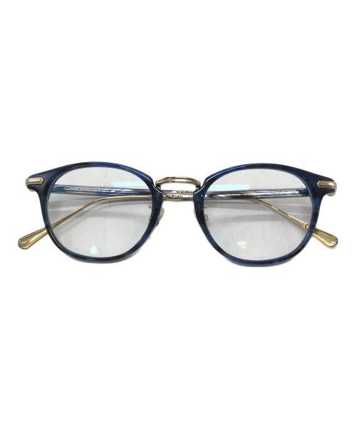 OLIVER PEOPLES WEST（オリバーピープルズウエスト）OLIVER PEOPLES WEST (オリバーピープルズウエスト) Mandeville OLIVER PEOPLES WEST オリバーピープルズウェスト　アイウェア　ブルー　ゴールド ブルー×ゴールド サイズ:47□21の古着・服飾アイテム