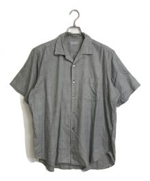 COMME des GARCONS HOMME（コムデギャルソン オム）の古着「90’Sチェックオープンカラーシャツ　田中オム」｜グレー