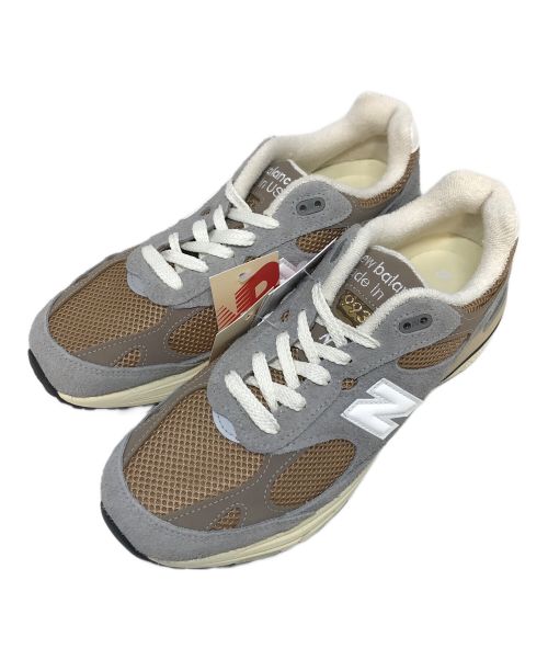 NEW BALANCE（ニューバランス）NEW BALANCE (ニューバランス) Made in USA 993 GG グレー×ブラウン サイズ:27cm 未使用品の古着・服飾アイテム