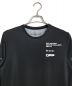 OFFWHITE (オフホワイト) OFFWHITE ACTIVE  プリントアクティブブラックジャージTシャツ ACTIVE COLLECT ブラック サイズ:S：10000円