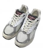 NEW BALANCEニューバランス）の古着「M990AL3 スニーカー　NEW BALANCE ニューバランス　シーソルトレインクラウド　27cm 箱付」｜シーソルト レインクラウド