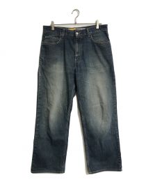 Levi's SILVER TAB（リーバイス シルバータブ）の古着「バギーワイドデニムパンツ LOW＋LOOSE シルバータブ　ロープラスルーズ」｜グレー