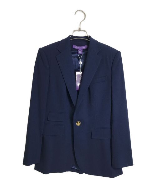 RALPH LAUREN Purple Label（ラルフ ローレン パープル レーベル）RALPH LAUREN Purple Label (ラルフ ローレン パープル レーベル) パーカー ストレッチ ウール ジャケット　テーラードジャケット　薄手ジャケット　未使用品 ネイビーの古着・服飾アイテム