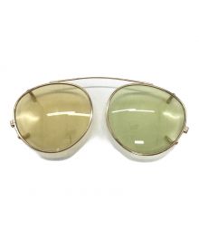 MOSCOT（モスコット）の古着「ミルゼン用クリップ非対称カラーレンズサングラス　MOSCOT モスコット　アイウェア」｜ゴールド