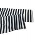 中古・古着 PLAY COMME des GARCONS (プレイ コムデギャルソン) PLAY STRIPED T-SHIRT ホワイト×ブラック サイズ:M 未使用品：7000円