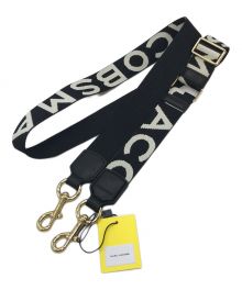 MARC JACOBS（マークジェイコブス）の古着「THE THIN LOGO WEBBING STRAP」｜ブラック×ホワイト