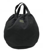 MIS MADE IN CALIF.USAエムアイエス）の古着「UK HELMET BAG ヘルメットバッグ　巾着バッグ　ハンドバッグ」｜ブラック