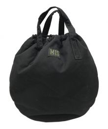 MIS MADE IN CALIF.USA（エムアイエス）の古着「UK HELMET BAG ヘルメットバッグ　巾着バッグ　ハンドバッグ」｜ブラック