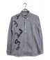 SOPHNET.（ソフネット）の古着「TIME WATERFALL B.D SHIRT  タイムウォーターフォール　ボタンダウンシャツ　宮島達男 18AW　長袖シャツ　日本製」｜ブルー