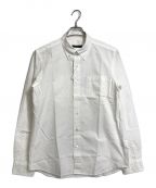 SOPHNET.ソフネット）の古着「COUNTER REGULAR COLLAR SHIRT  カウンターレギュラーカラーシャツ　宮島達男 18AW　長袖シャツ　日本製」｜ホワイト