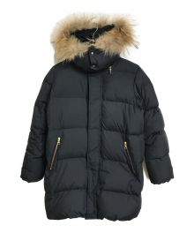 Gymphlex（ジムフレックス）の古着「FUR DOWN COAT  ファーダウンコート」｜ブラック