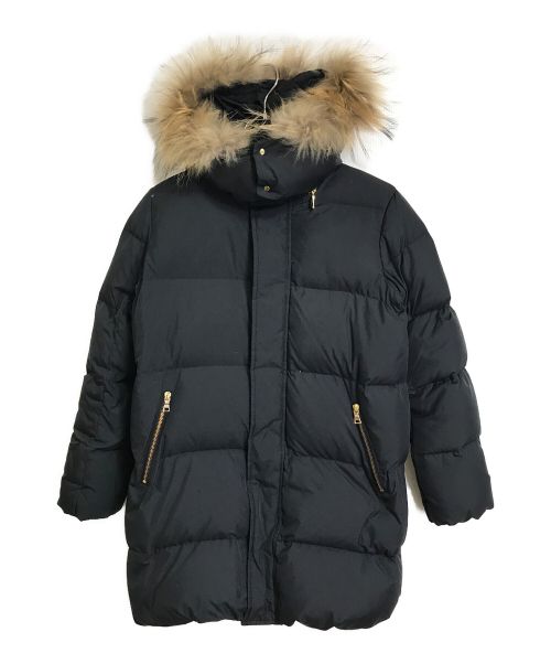 Gymphlex（ジムフレックス）Gymphlex (ジムフレックス) FUR DOWN COAT  ファーダウンコート ブラック サイズ:12の古着・服飾アイテム