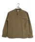 halfTen CANTERBURY（ハーフテン カンタベリー）の古着「FIELD STAND COLLAR PULLOVER JERSEY  フィールドスタンドカラープルオーバー　長袖シャツ」｜ベージュ