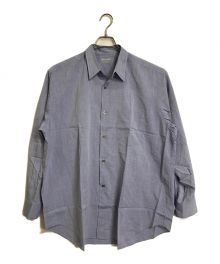 COMME des GARCONS HOMME（コムデギャルソン オム）の古着「90’Ｓオーバーサイズシャツ　田中オム 銀タグ 90年代」｜ブルー