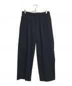 MAISON SPECIALメゾンスペシャル）の古着「タックパンツ Triacetate Three-Tuck Wide Pants」｜ブラック