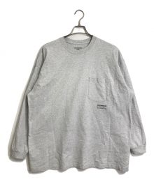 COOTIE PRODUCTIONS（クーティープロダクツ）の古着「Open End Yarn Error Fit L/S Tee 長袖ポケットTシャツ」｜グレー