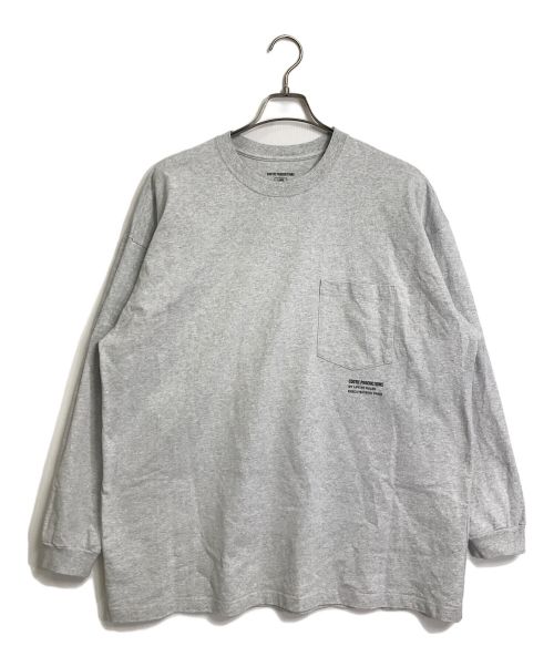 COOTIE PRODUCTIONS（クーティープロダクツ）COOTIE PRODUCTIONS (クーティープロダクツ) Open End Yarn Error Fit L/S Tee 長袖ポケットTシャツ グレー サイズ:Lの古着・服飾アイテム