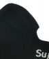 中古・古着 SUPREME (シュプリーム) New Era (ニューエラ) 22AW Logo Balaclava ボックスロゴ バラクラバ ニットキャップ ブラック サイズ:実寸参照：6000円