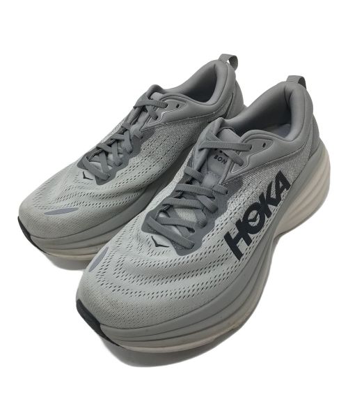 HOKAONEONE（ホカオネオネ）HOKAONEONE (ホカオネオネ) BONDAI 8 WIDE ボンダイ8 ワイド トレイルランニングスニーカー グレー サイズ:27cmの古着・服飾アイテム