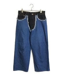 shoop（シュープ）の古着「HERBIE WIDE PANTS」｜ブルー