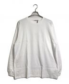 AURALEEオーラリー）の古着「LUSTER PLAITING L/S TEE」｜ホワイト