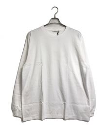 AURALEE（オーラリー）の古着「LUSTER PLAITING L/S TEE」｜ホワイト