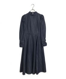 foufou（フーフー）の古着「デニムワンピース denim classical dress デニムクラシカルドレス」｜インディゴ