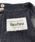 中古・古着 foufou (フーフー) デニムワンピース denim classical dress デニムクラシカルドレス インディゴ：16000円